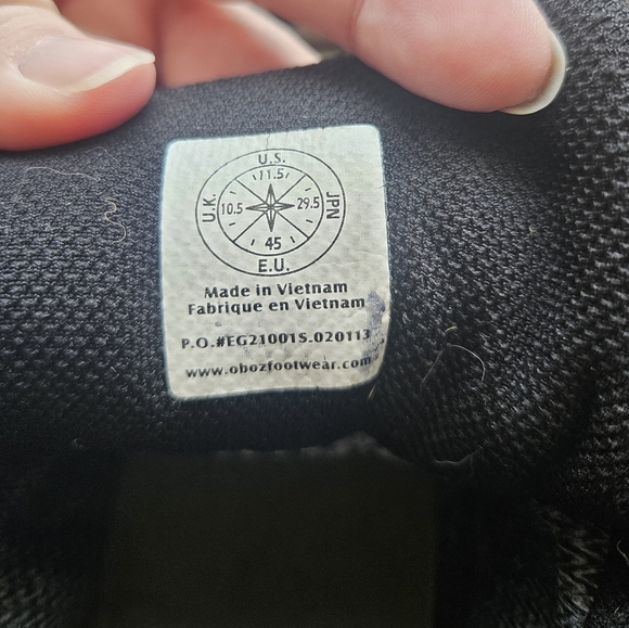 Oboz size 11.5 waterproof boots - Picture 9 of 11